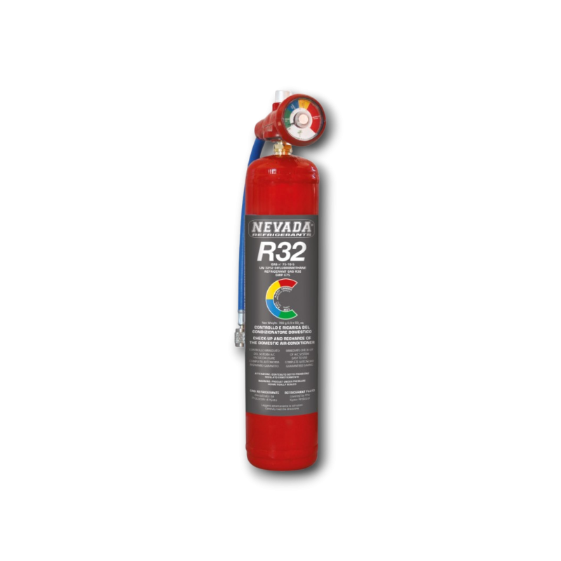 Kit recharge R32 avec manomètre et flexible