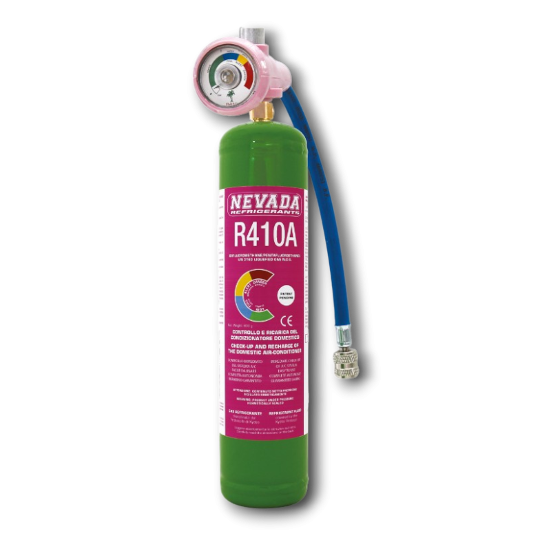 Kit recharge R410A avec manomètre et flexible