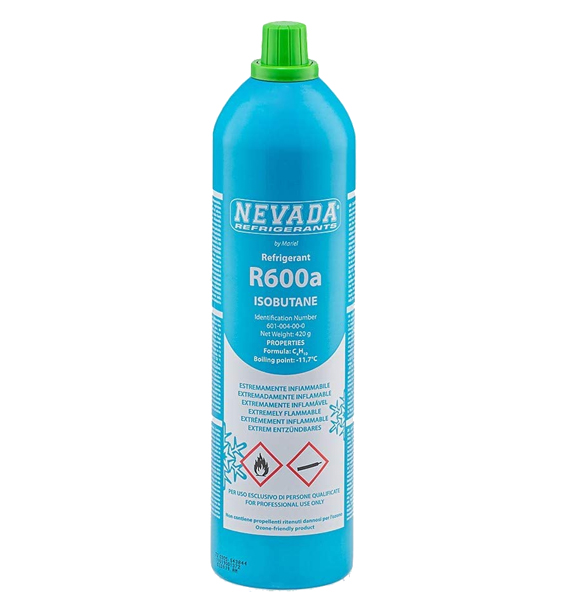 Recharge R600a isobutane 420g pour réfrigérateur
